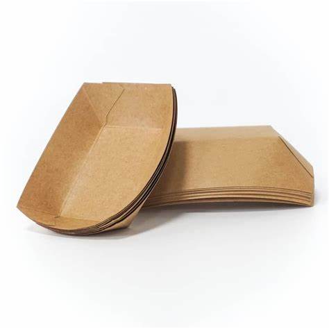 Kraft Paper Boat Trays