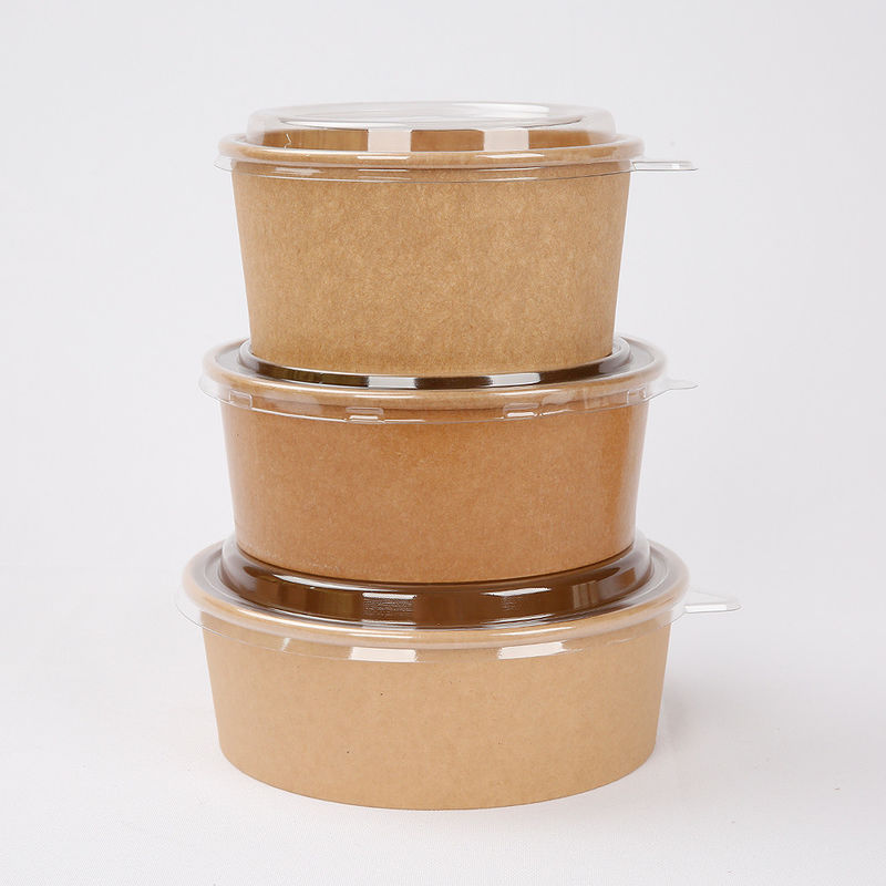 Kraft Salad Bowls with Lids
