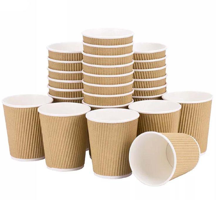Ripple Wrap Kraft Paper Cups
