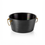 Champagne cooler with brass handles (34 cm x 17 cm) 9L
