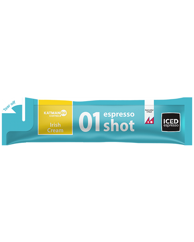 Unsweetened Irish Cream Iced Espresso Sachets 40 ml