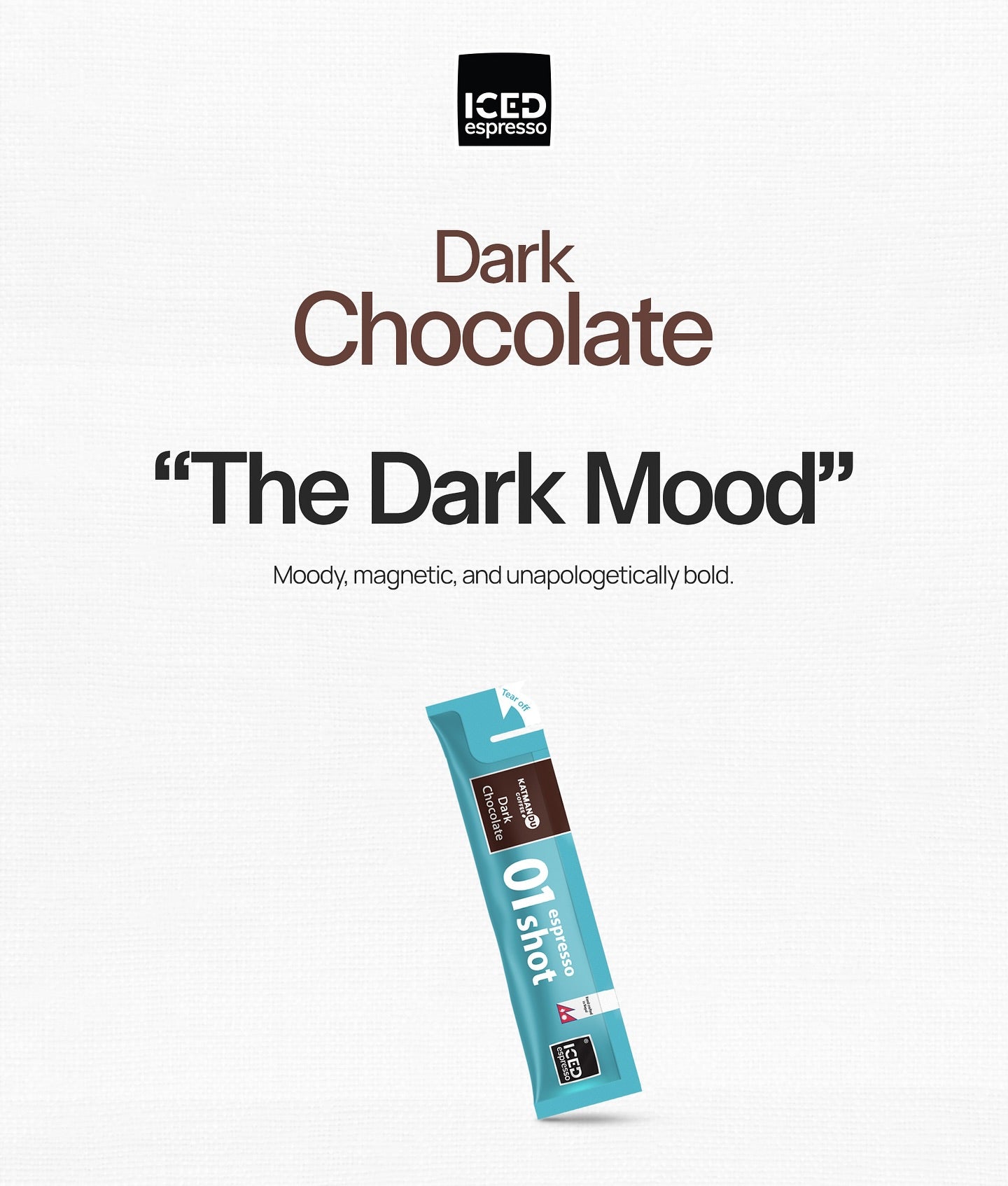 Dark Chocolate Iced Espresso Sachets 40 ml