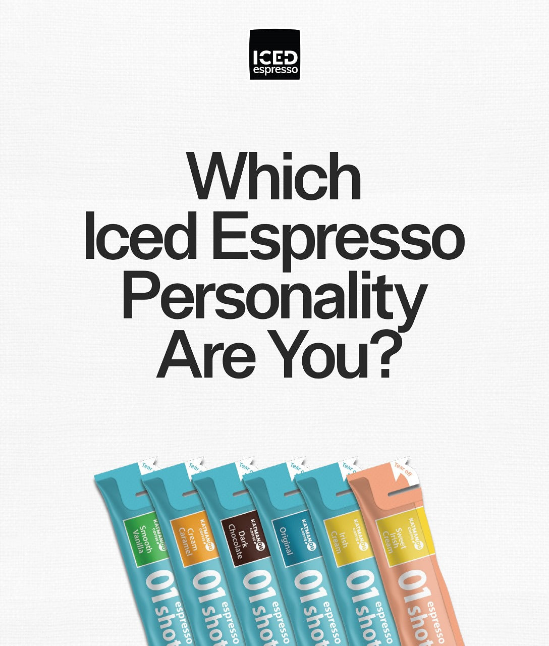 Cream Caramel Iced Espresso Sachets 40 ml