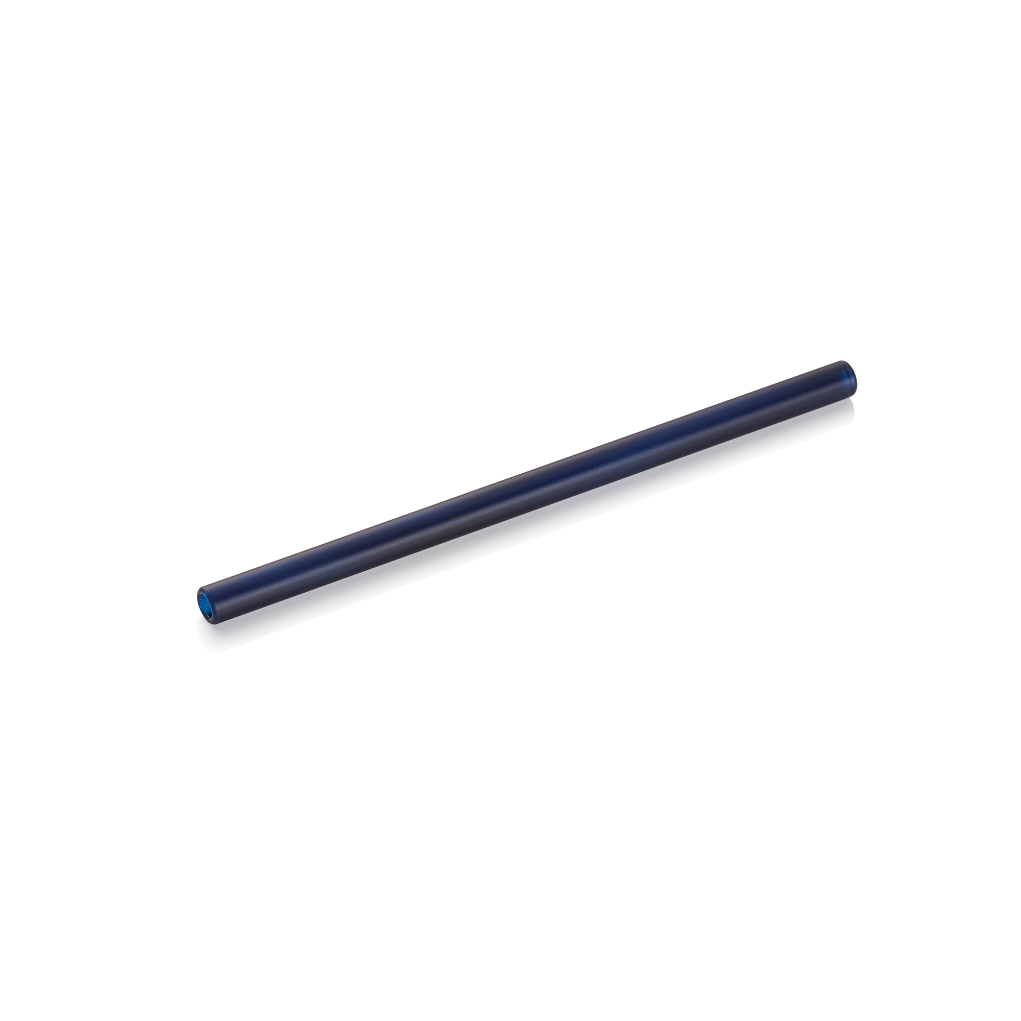 Glass Drinking Straw With Brush Set - Blue (set only)