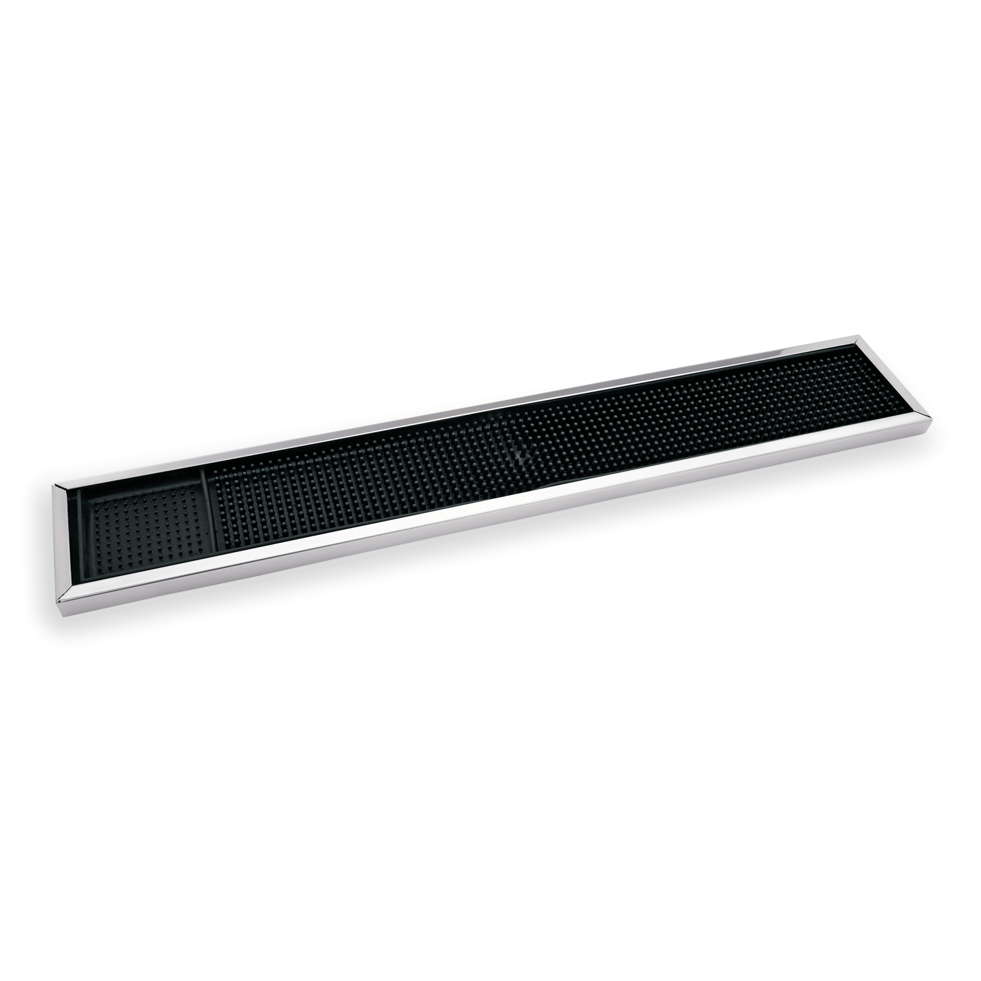Bar mat with stainless steel frame (60 cm x 10 cm)