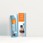 Box of 12 Cream Caramel iced espresso sachets, premium Arabica UAE