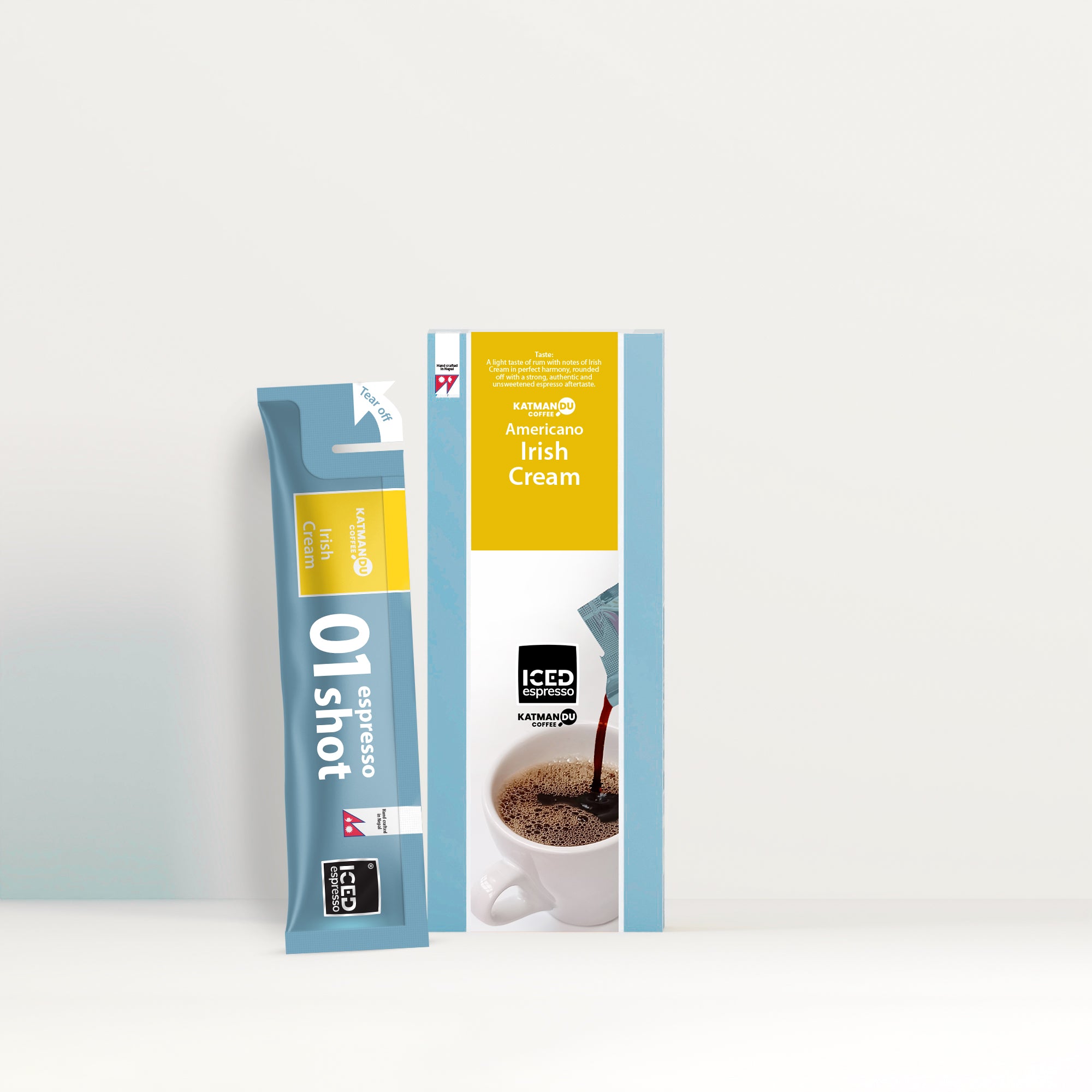 Unsweetened Irish Cream Iced Espresso Sachets 40 ml