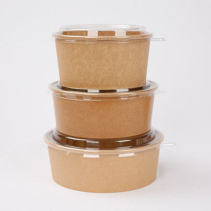 Kraft Salad Bowls with Lids