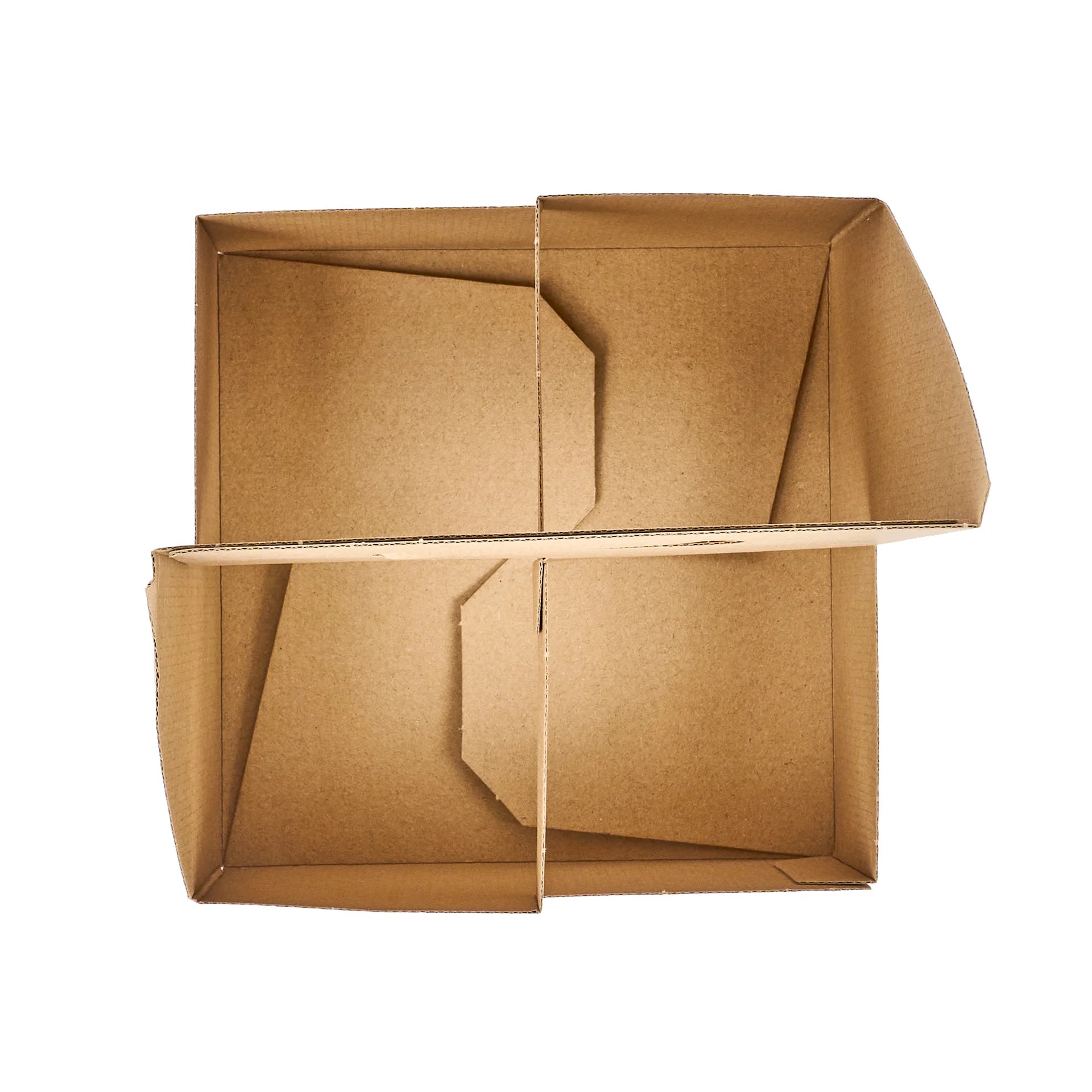Kraft Paper Altalena Drink Carrier - Fits 4 Cups