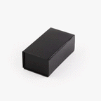 Gloss Black Magnetic Paper Box – Small