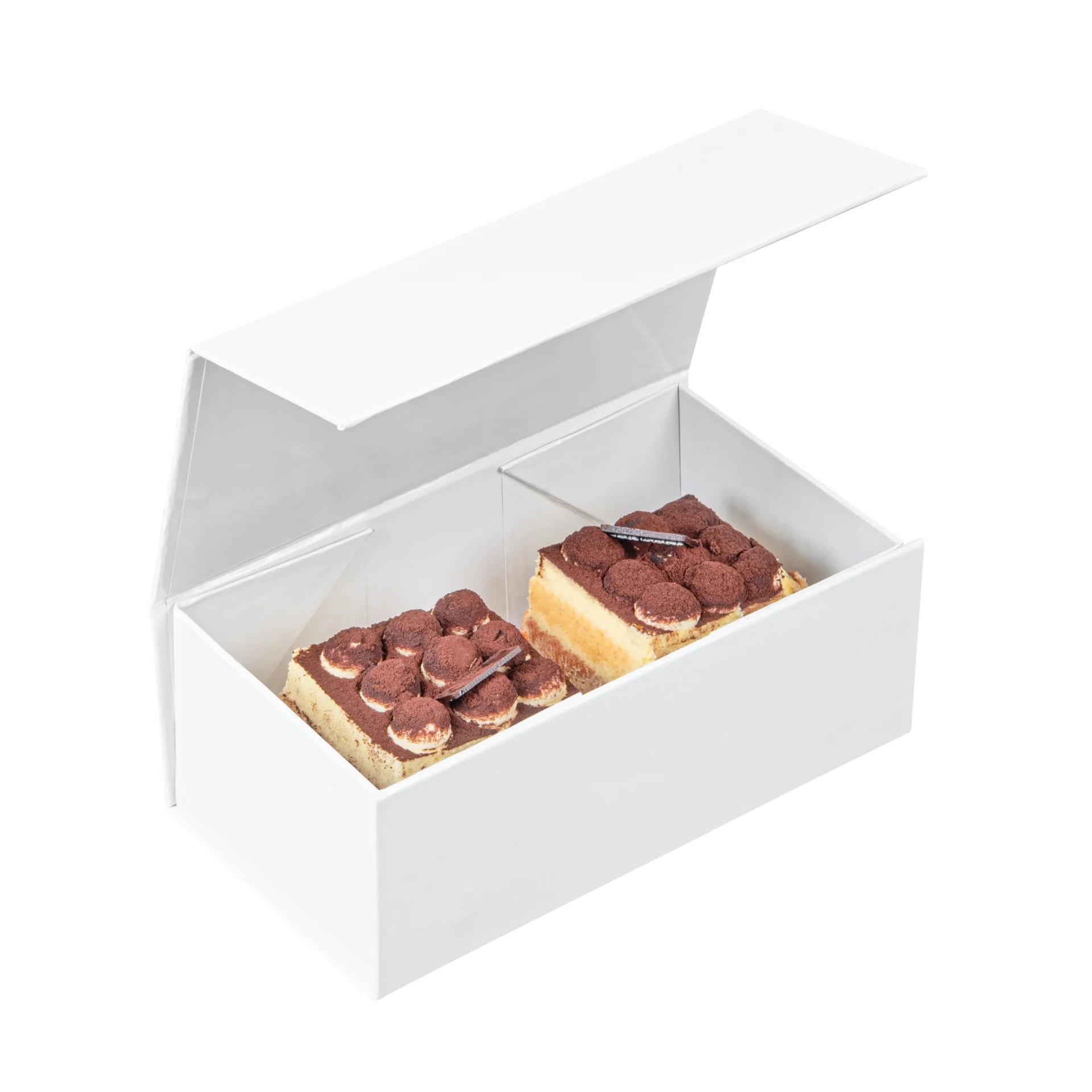Gloss White Magnetic Paper Box - small