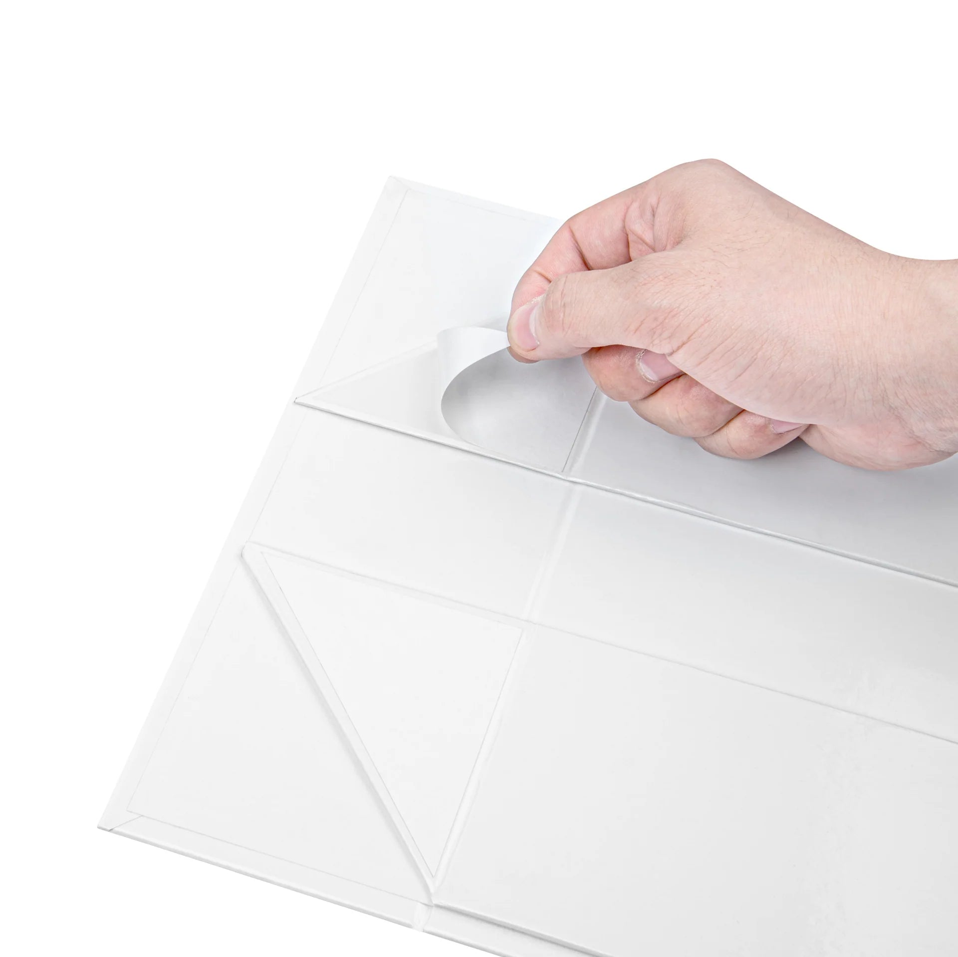 Gloss White Magnetic Paper Box - small