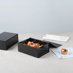 Gloss Black Magnetic Paper Box - Medium