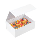 Gloss White Magnetic Paper Box - Medium