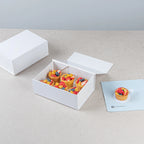Gloss White Magnetic Paper Box - Medium