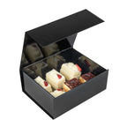 Gloss Black Magnetic Paper Box – Large