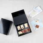 Gloss Black Magnetic Paper Box – Large