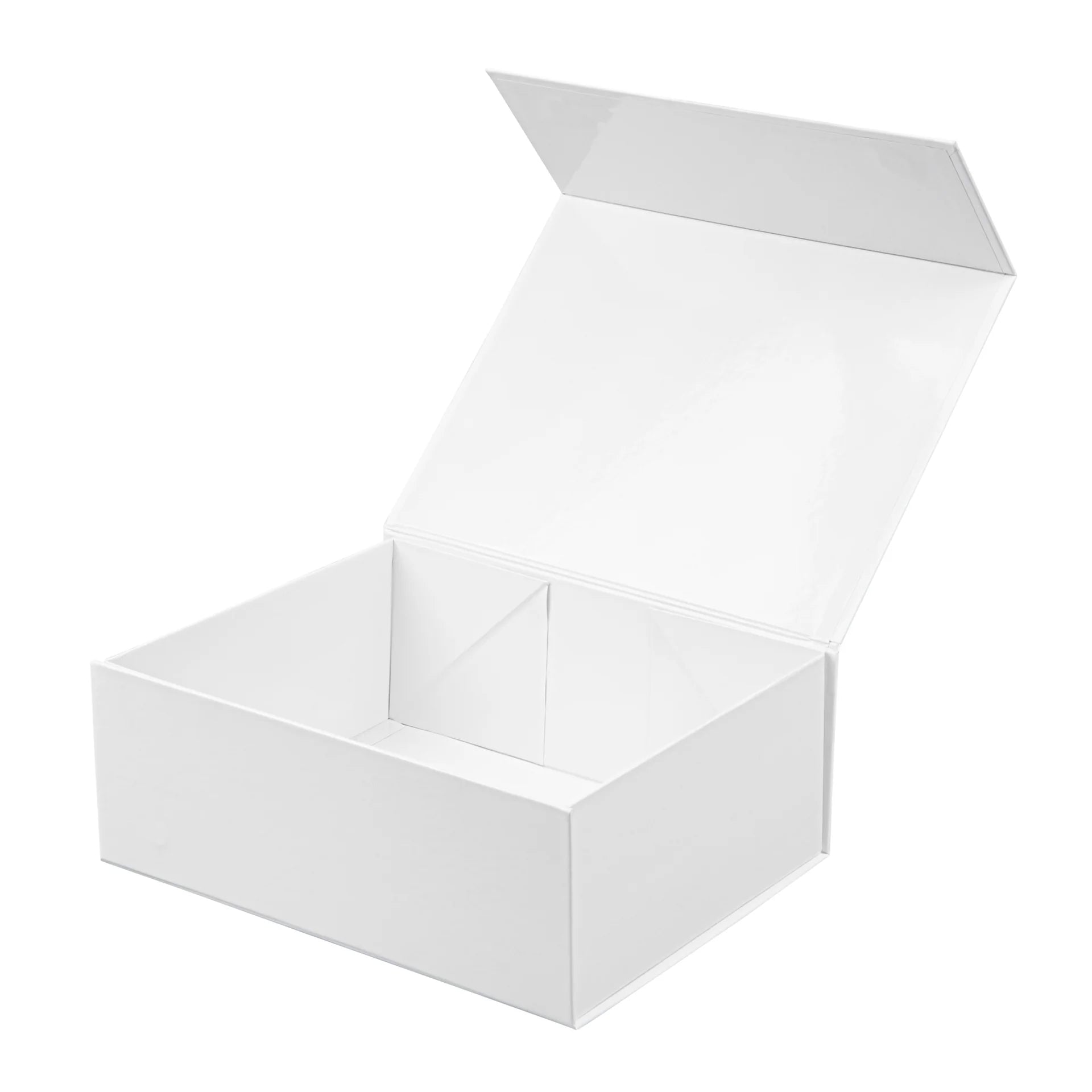 Gloss White Magnetic Paper Box - Large