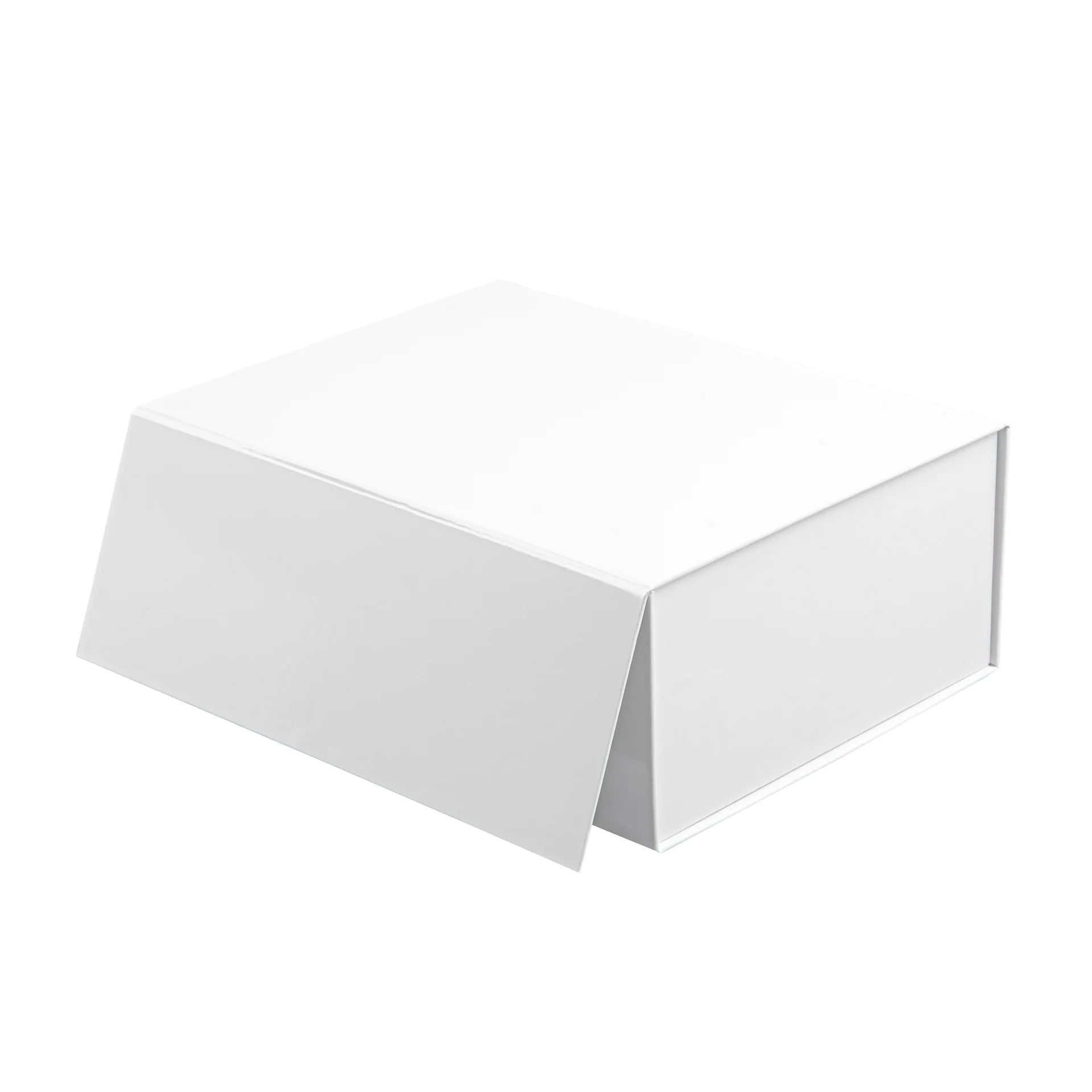 Gloss White Magnetic Paper Box - Large