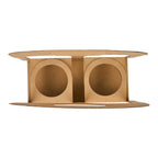 Kraft Paper Sunrise Drink Carrier - Fits 2 Cups
