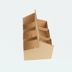 Kraft Paper Altalena Drink Carrier - Fits 6 Cups