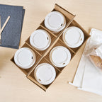 Kraft Paper Altalena Drink Carrier - Fits 6 Cups