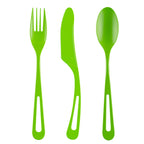Green Compostable CPLA Cutlery Set – 7.5 in Utensils – 290 Sets per Box