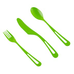 Green Compostable CPLA Cutlery Set – 7.5 in Utensils – 290 Sets per Box
