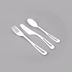White Compostable CPLA Cutlery Set – 7.5 in, 290 Pieces per Box