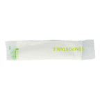 Green Compostable Cutlery Set with Napkin – 6.5 in – 100 Pieces per Box