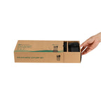 Black Compostable CPLA Cutlery Set – 6.5 in, 290 Pieces per Box