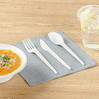White Compostable CPLA Cutlery Set – 6.5 in, 290 Pieces per Box