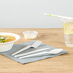 White Compostable CPLA Cutlery Set – 6.5 in, 290 Pieces per Box