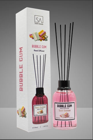 Bubble Gum Reed Diffuser – 100ml Perfume Scent – Dubai UAE