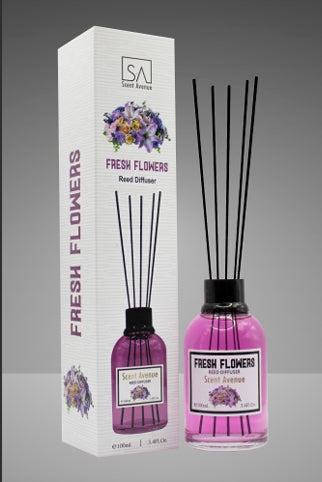 Fresh Flowers Reed Diffuser – 100ml Scented Home Decor – Dubai UAE