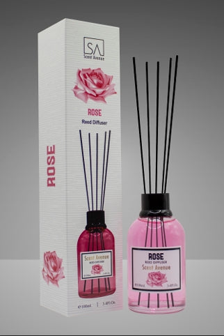 Rose Reed Diffuser – 100ml Floral Perfume – Dubai - UAE
