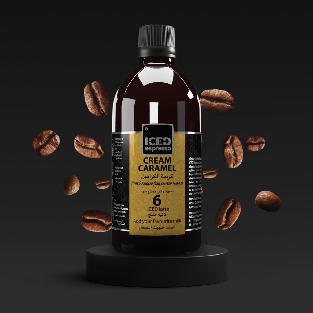 cream caramel iced espresso 200 ml bottle