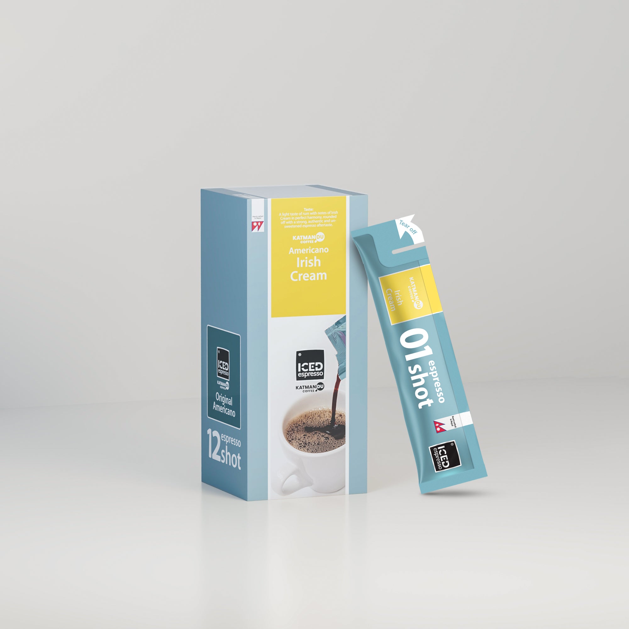 Unsweetened Irish Cream Iced Espresso Sachets 40 ml